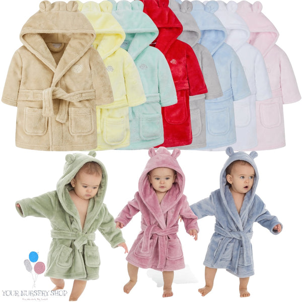 Hooded Dressing Gowns 0-24m