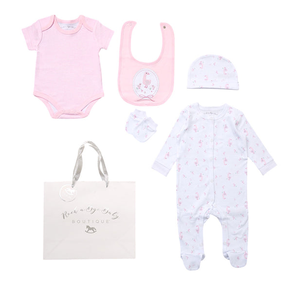 Babies Duck Print 5PC Gift Set NB-6M