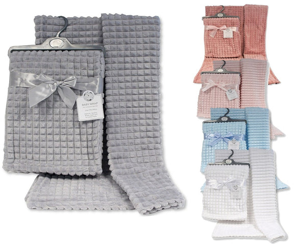 Baby Jacquard Wrap - Squares