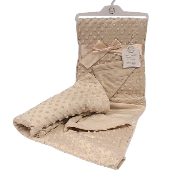Baby Velour Bubble Wrap - Taupe