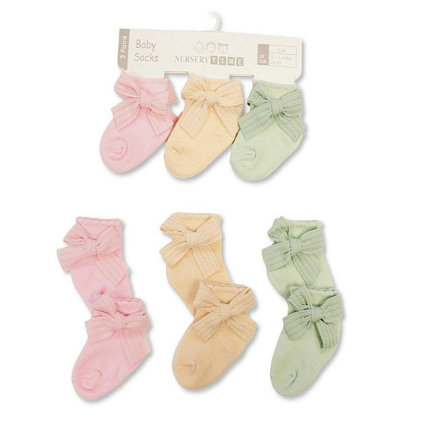 BABY 3 PAIR SOCKS - GIRLS