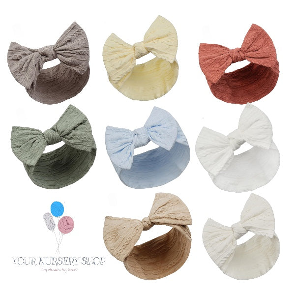 Baby Girls Cable Knit Headband 0-12m