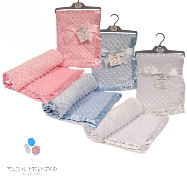 Baby Wrap with Satin Trim